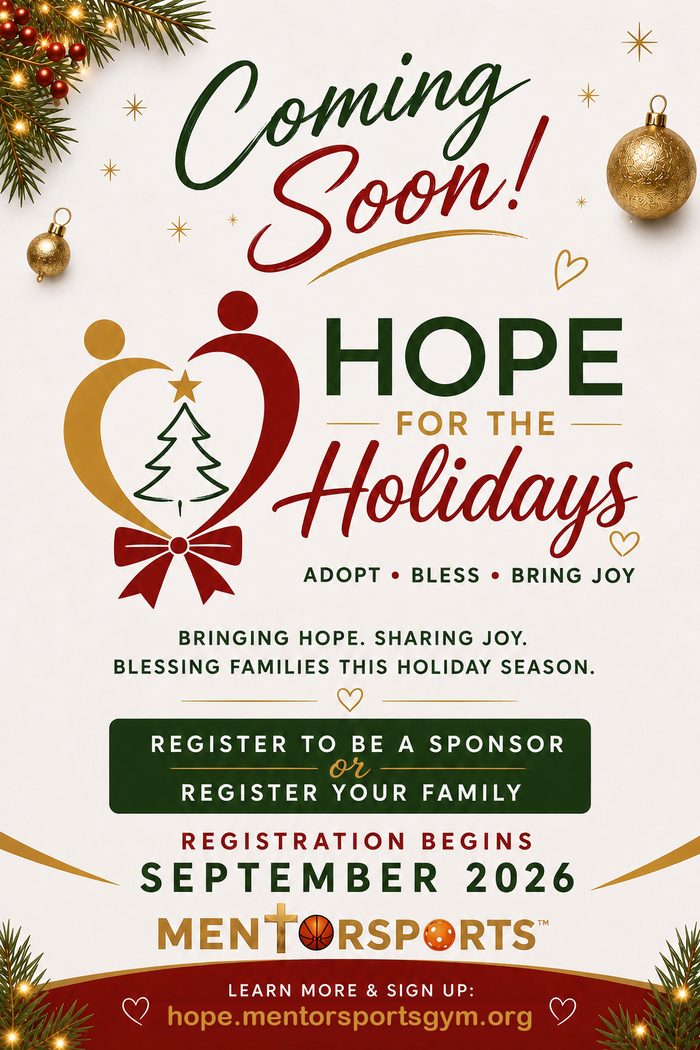 Hope for the Holidays 2026 flyer